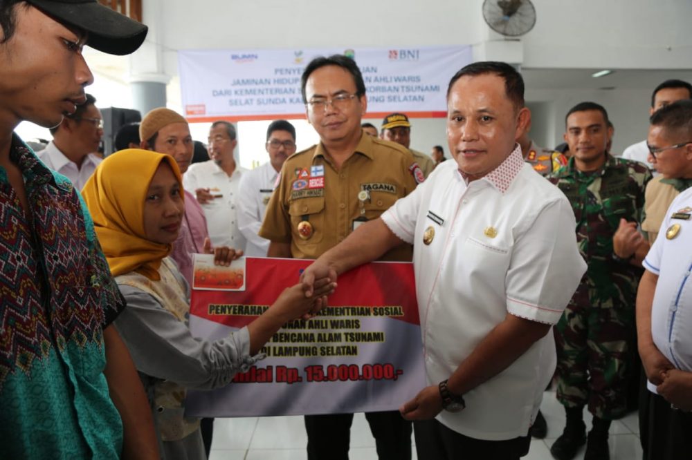 Akhirnya Para Ahli Waris Korban Tsunami Terima Santunan