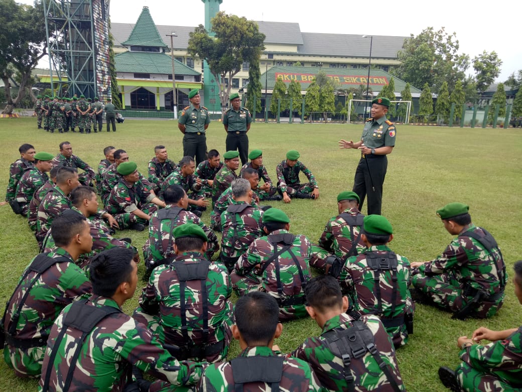 Danrem 081/DSJ Tanamkan Kebanggaan Pada Prajuritnya Yang Tergabung Dalam Satgas Apter
