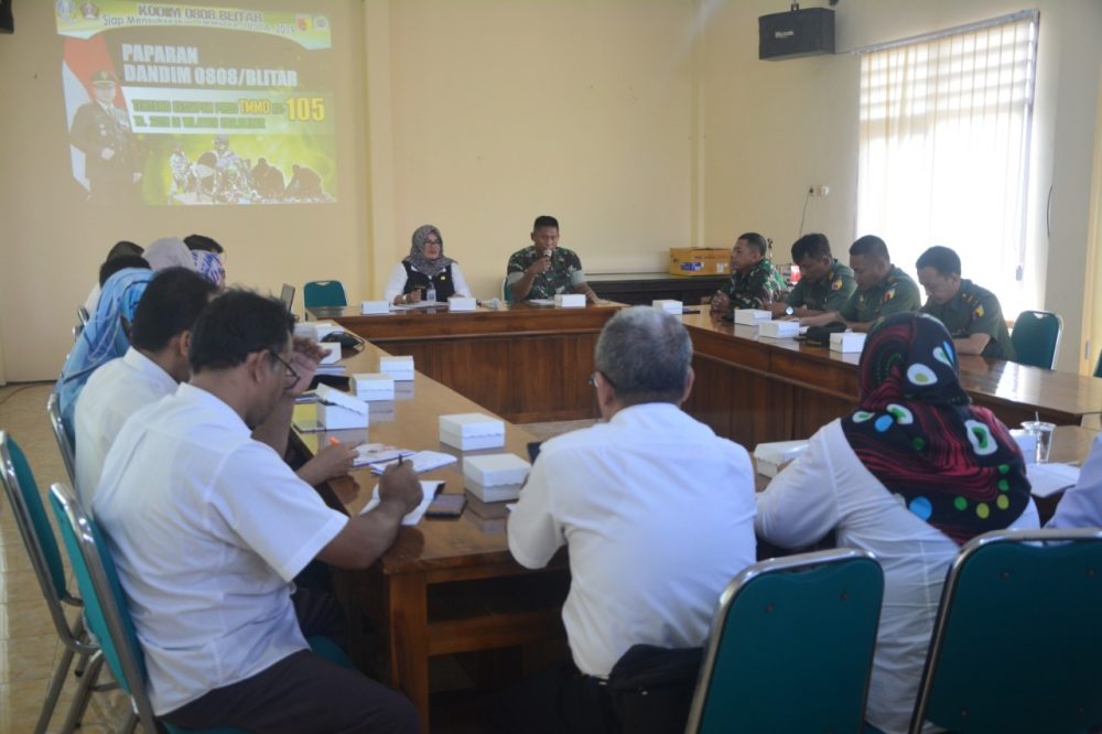 Pgs Kasdim Blitar, Rapat Koordinasi Pelaksanaan TMMD ke 105