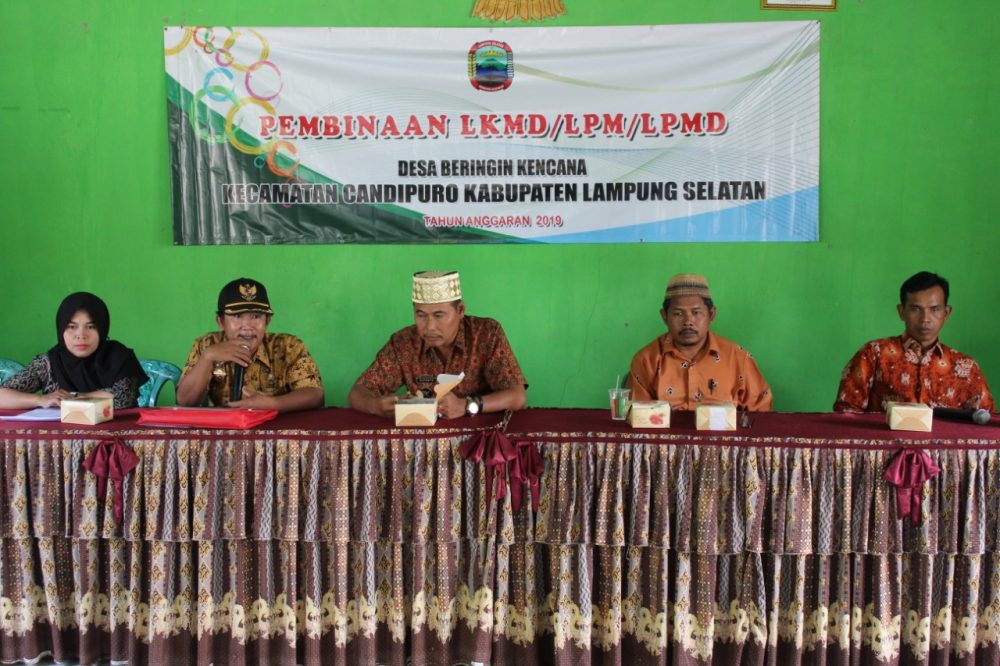 Desa Beringin Kencana Gelar Pembinaan BPD Dan Lembaga Desa Lainya