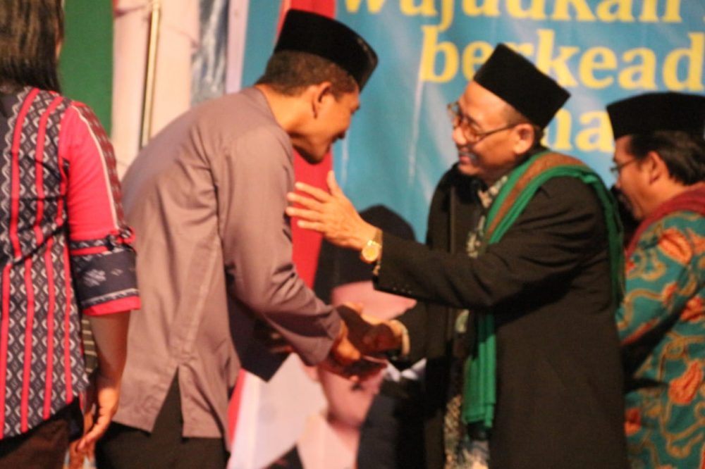 Hadiri Pengajian Kebangsaan Dan Silaturahmi Tokoh Lintas Agama, Dandim Ponorogo Ajak Jaga Indonesia Dengan Sepenuh Hati