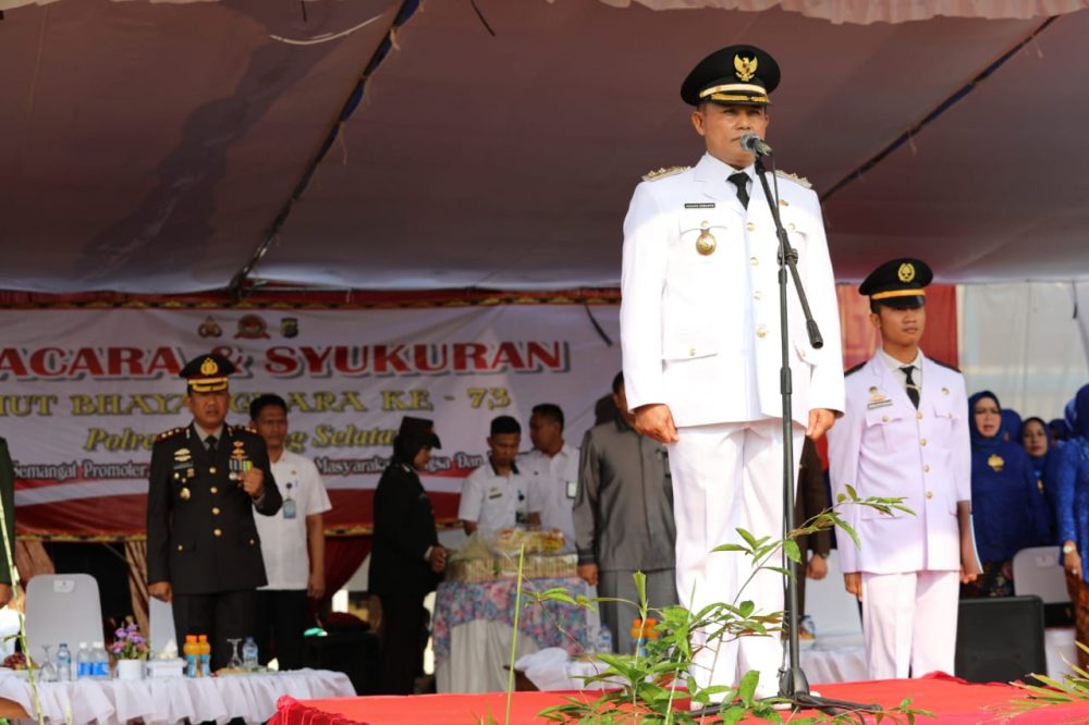 Nanang Bacakan Amanat Presiden Di HUT Bhayangkara Ke 73