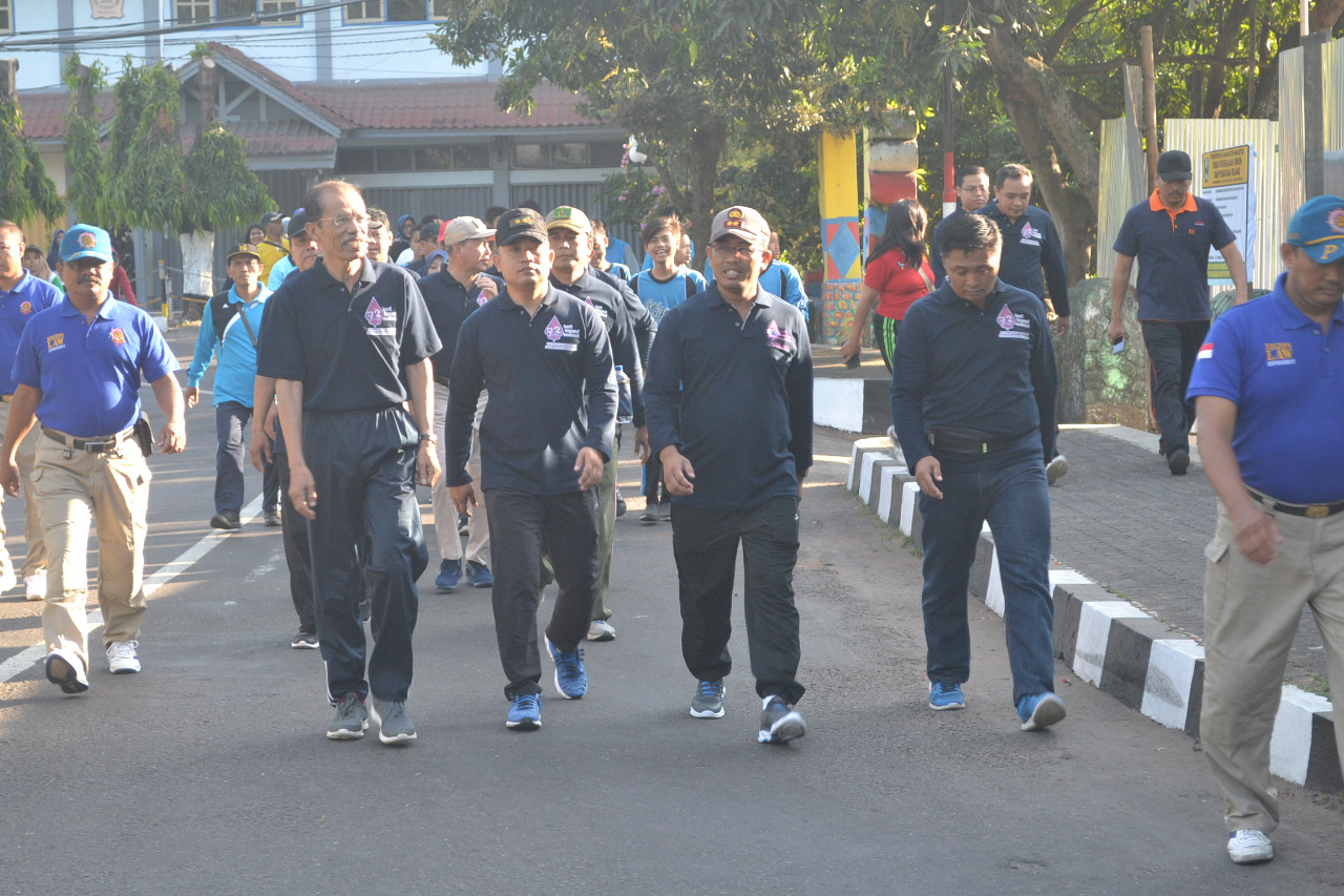 Dandim 0804/Magetan Turut Ramaikan Jalan Sehat Memperingati Hari Koperasi Ke 72