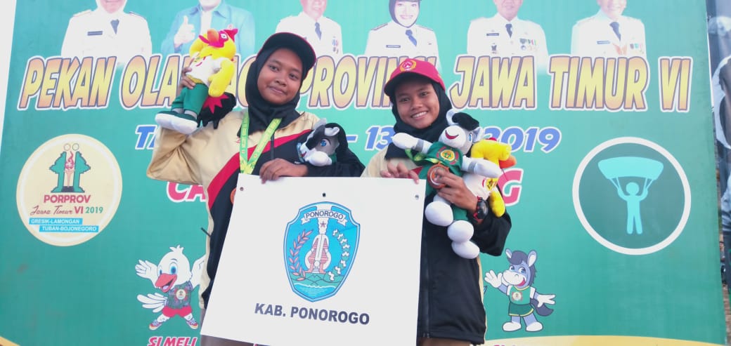 Atlet Termuda Cabor Paralayang Porprov VI Jatim Putri Anggota Kodim Ponorogo Raih Medali Perunggu