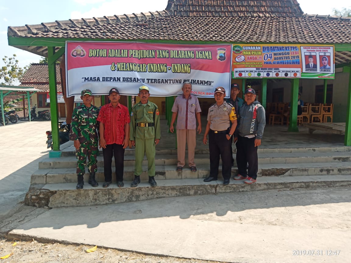 Pengamanan Ketat Jajaran Kepolisian Polres Blora Dalam Proses Pelipatan Surat Suara Pilkades Serentak 2019