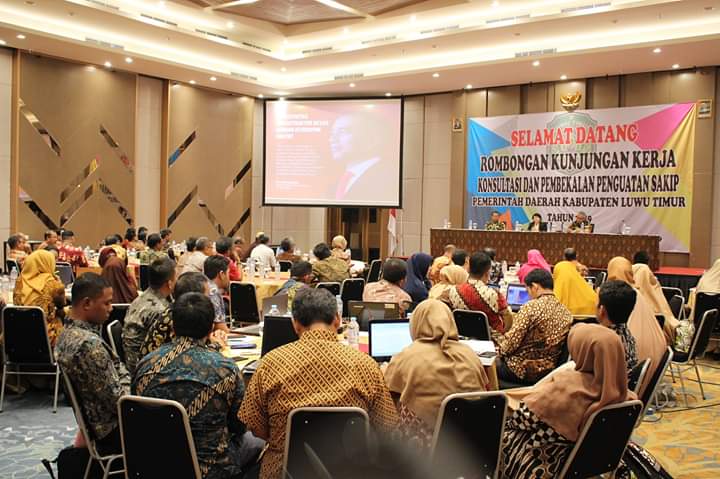 Gandeng Kemenpan RB, Pemkab Luwu Timur Konsultasi Penguatan SAKIP