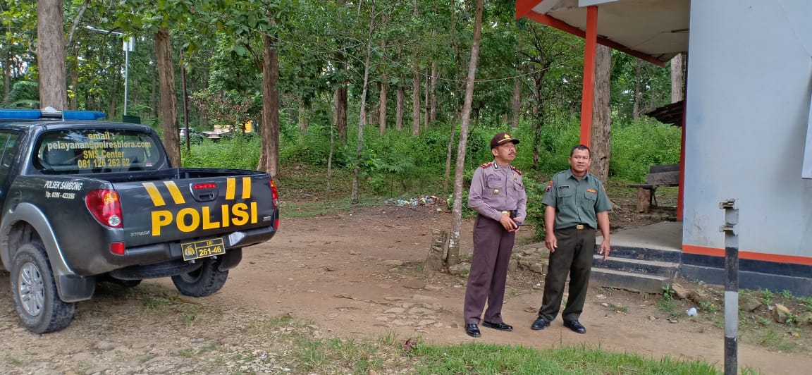 Kegiatan Polres Blora Antisipasi Kebakaran Hutan