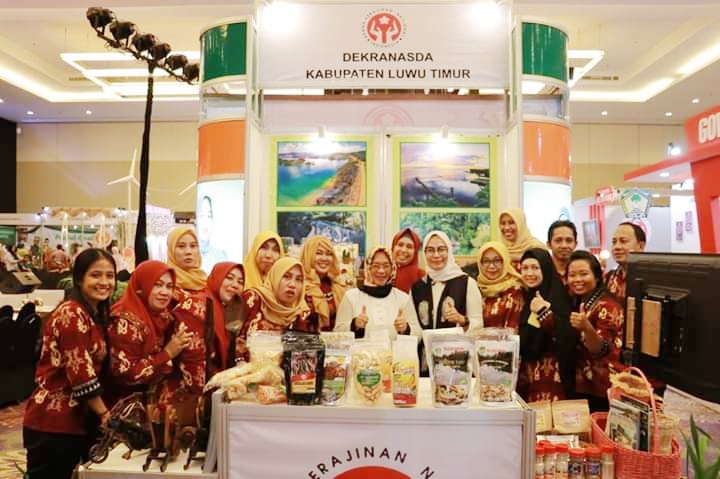Luwu Timur Tampilkan Aneka Kerajinan di Pameran Kreatif Dekranasda Se- Sulsel