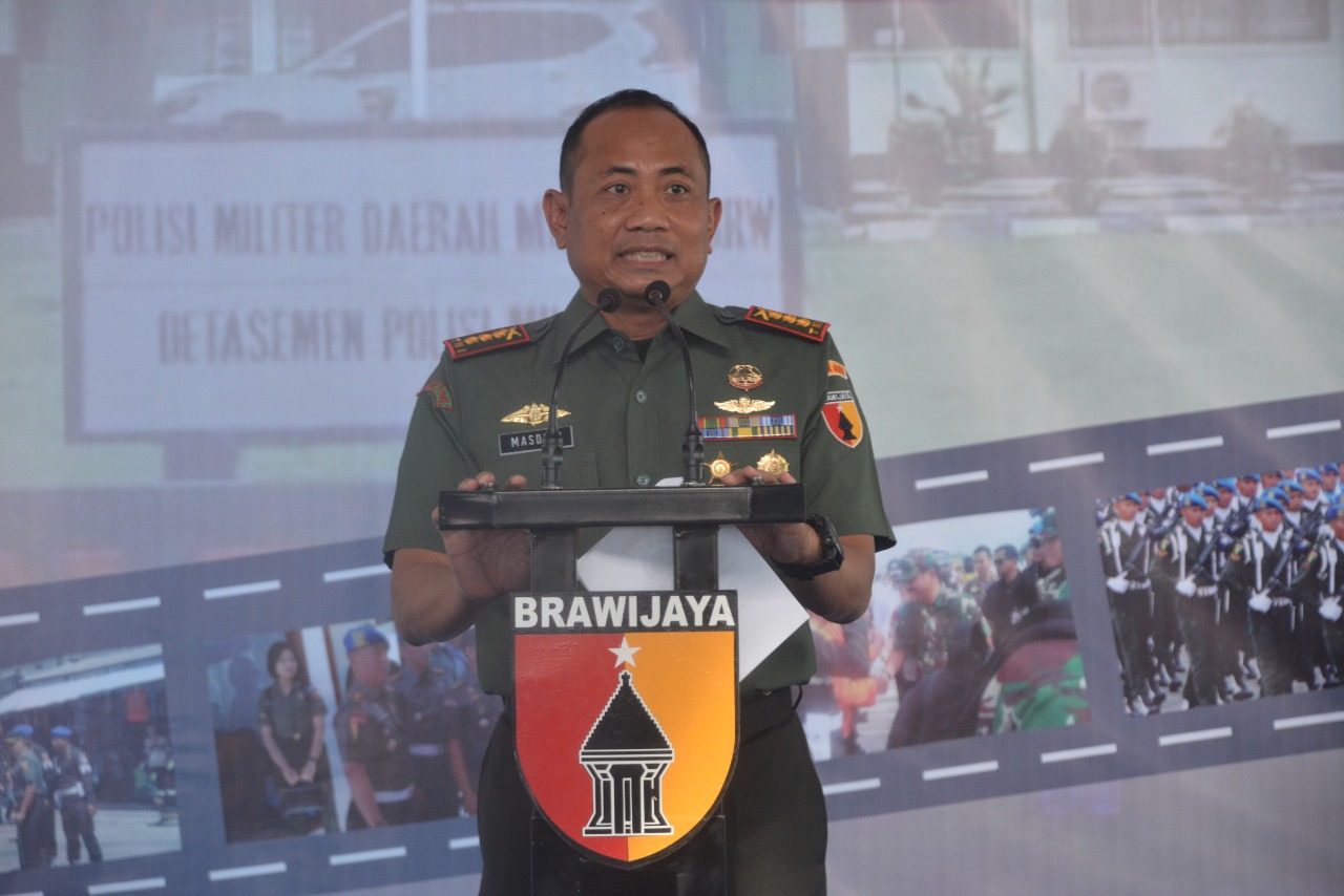 Pisah Sambut Dandenpom V/1 Madiun, Ini Pesan dan Harapan Danrem 081/DSJ