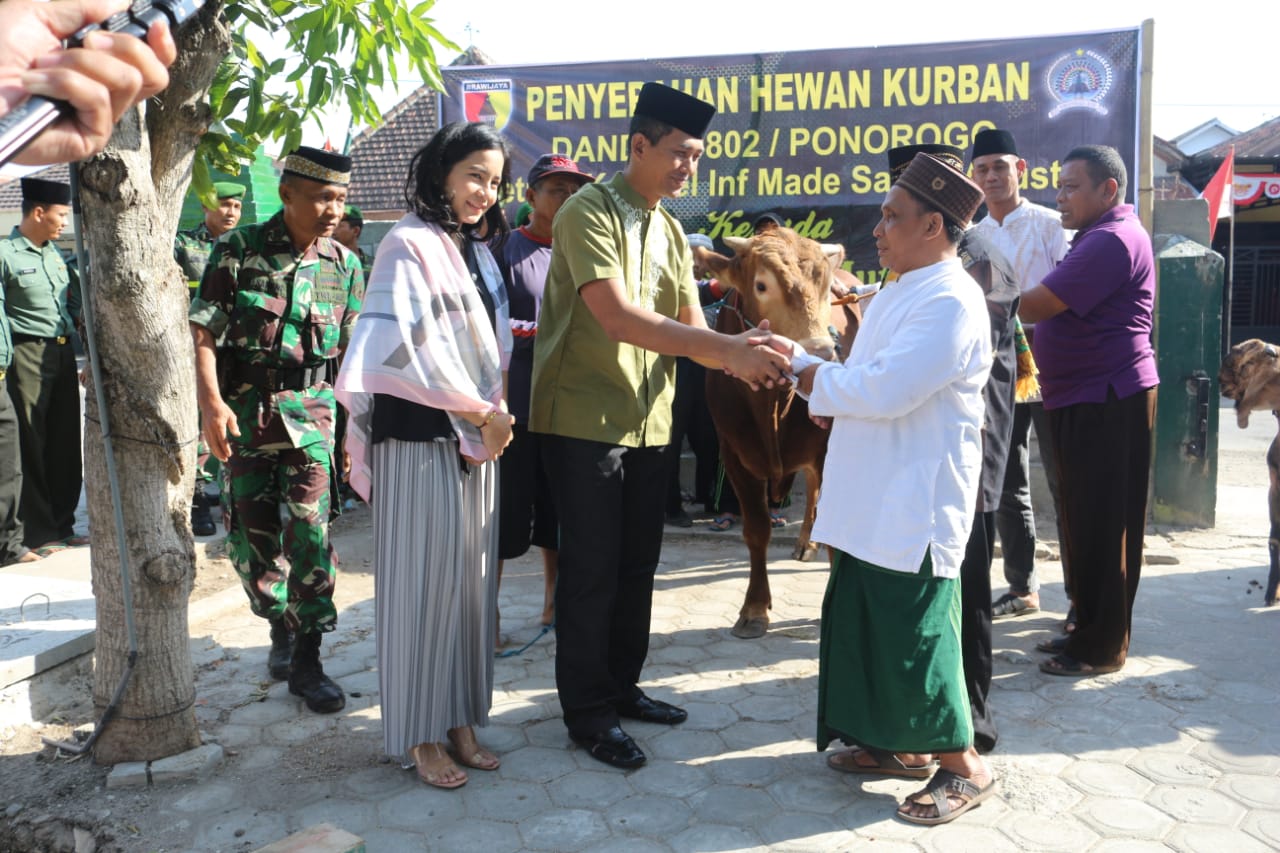 Kodim Ponorogo Laksanakan Shalat Idul Adha Bersama Masyarakat