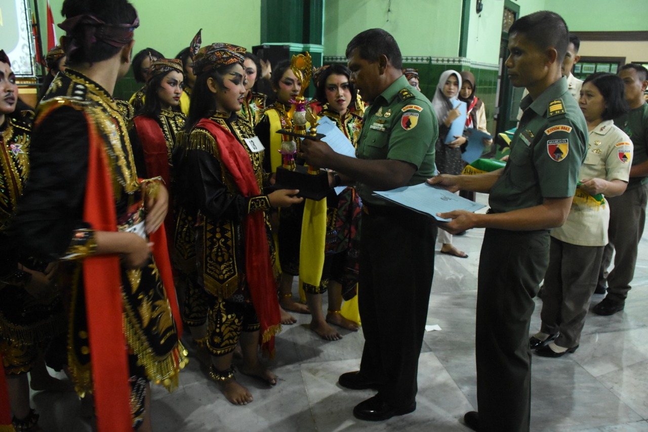 Komsos Kreatif, Kodim Madiun Umumkan Pemenang Lomba Fotografi Dan Tari Remo