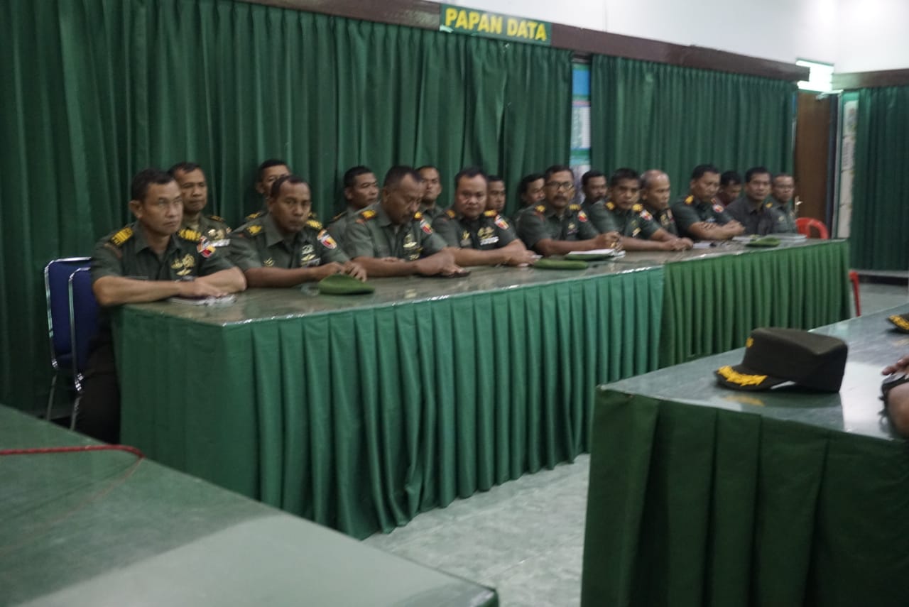Kodim 0805/Ngawi Menerima Pengawasan Dan Pemeriksaan Dari Irdam V/Brawijaya