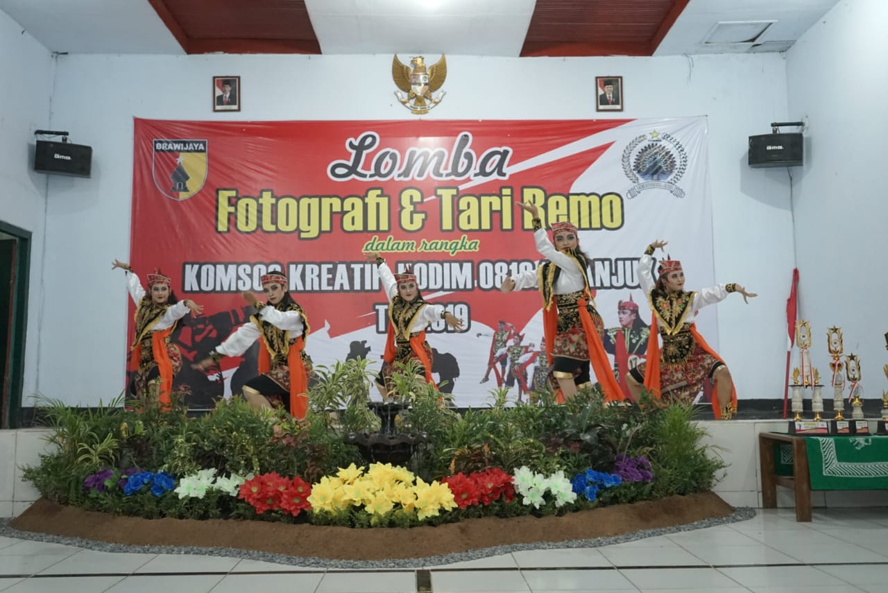 Kodim 0810/Nganjuk Gelar Lomba Fotografi dan Tari Remo