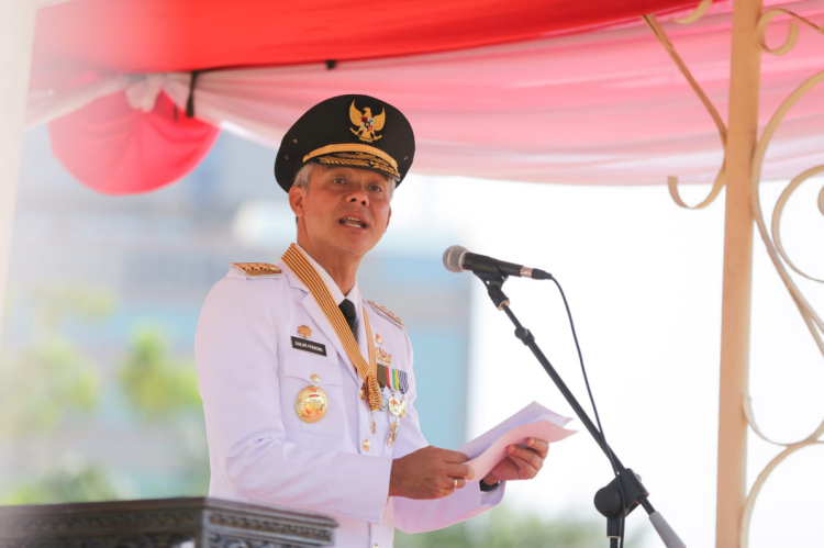 Pidato lengkap Ganjar Pranowo Pada HUT RI Ke- 74