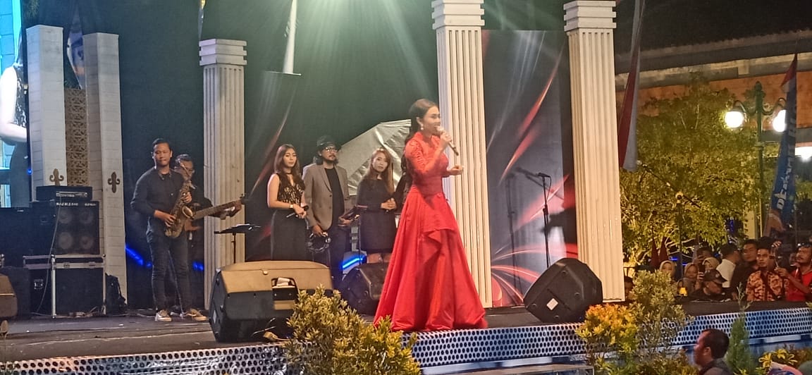 Pengamanan Ketat Polres Blora, Mewarnai Konser Yuni Shara