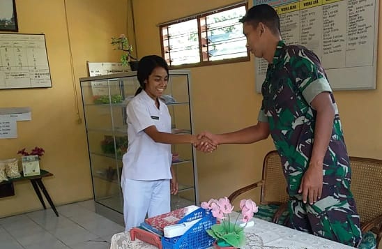 Eratkan Tali Silaturahmi, Babinsa Kel. Pangongangan Komsos Dengan Pengurus Panti