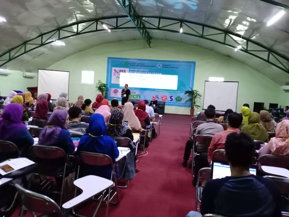 Komunitas SLiMS Lampung Kali Pertama Gelar Seminar Dari Berbagai Daerah