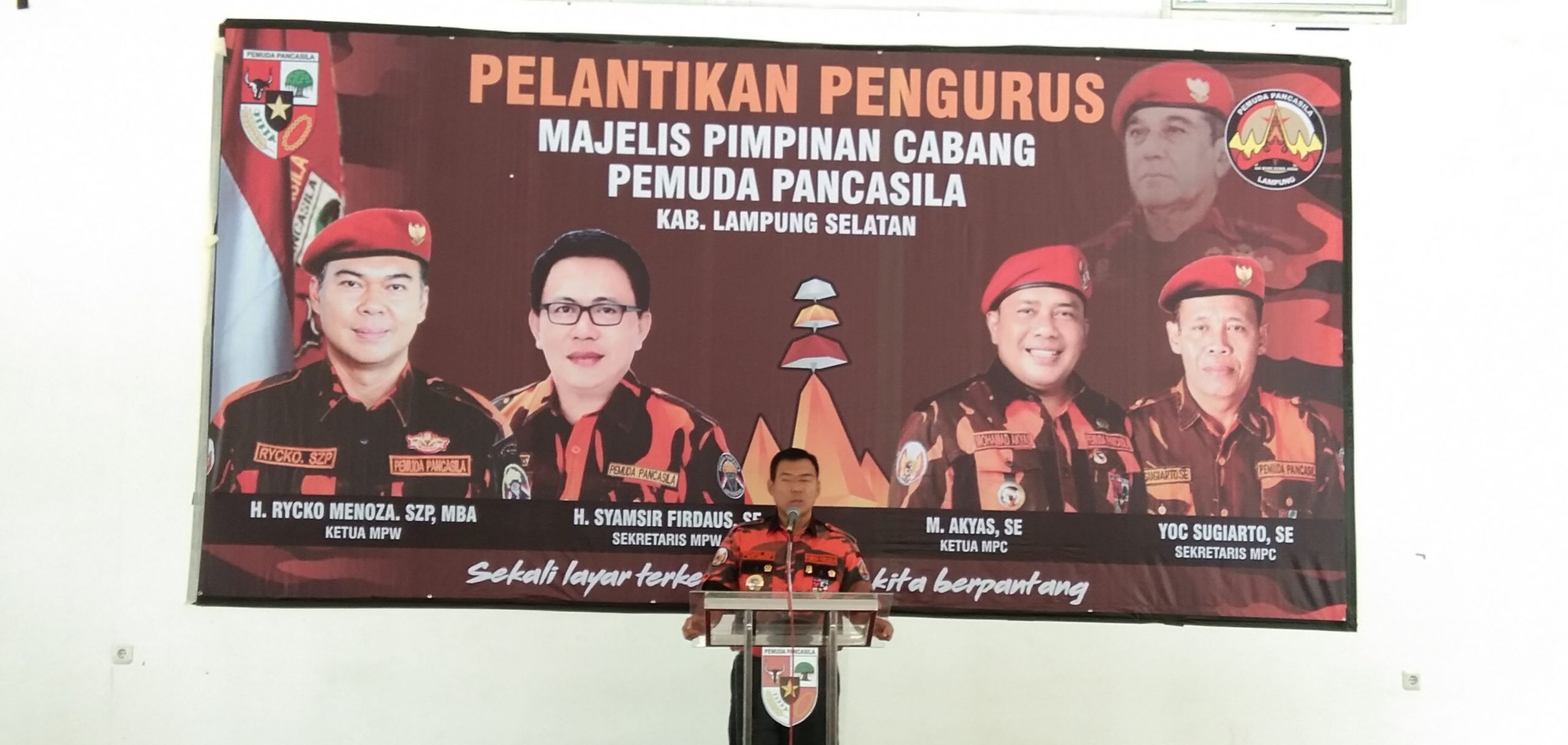 Ketua MPW Pemuda Pancasila  Provinsi Lampung Kecewa Plt Bupati Tidak Hadir