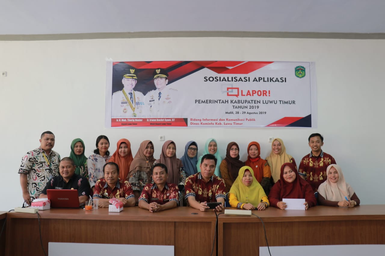 Diskominfo Gelar Sosialisasi Aplikasi SP4N LAPOR Untuk Admin Penghubung OPD