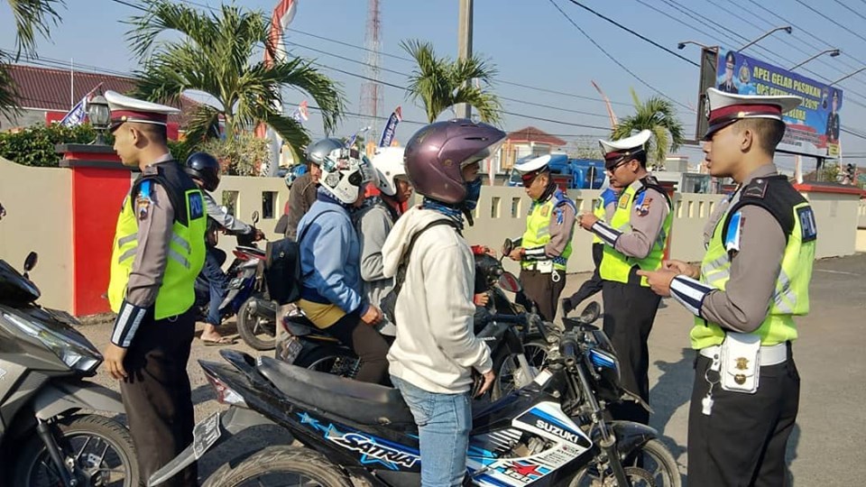 Satlantas Polres Blora Tindak 263 Pelanggaran Pada Operasi Patuh Candi 2019