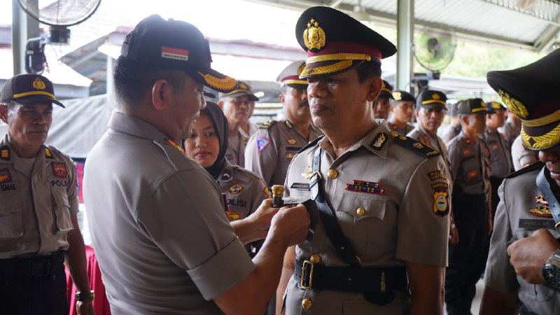 Kapolres Luwu Utara Pimpin Sertijab Para Perwira, Di Tubuh Polri Mutasi Hal Lumrah
