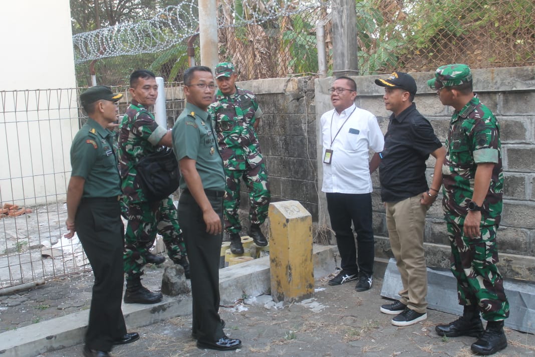 Aslog Kasdam IV/Diponegoro Mengecek Tanah Aset TNI di Cilacap