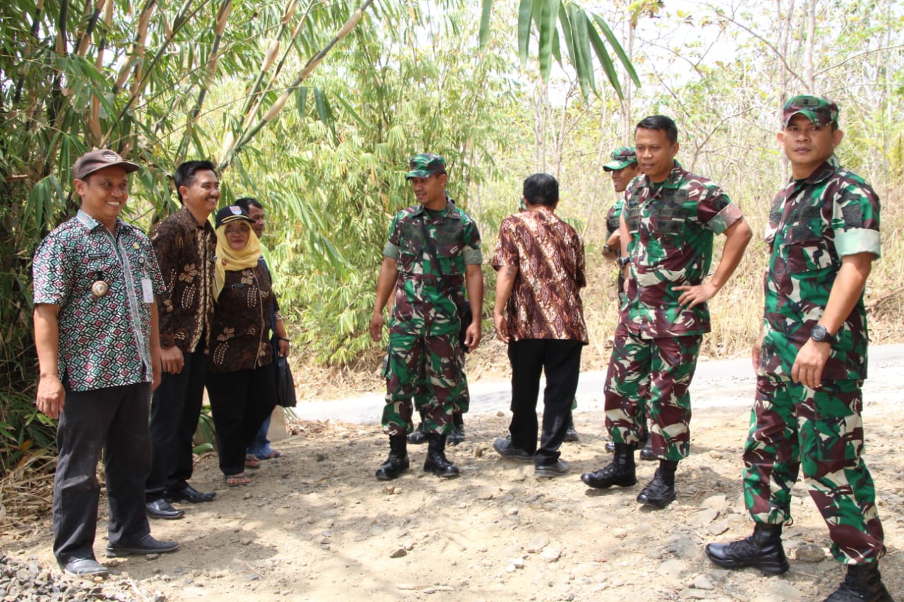 Dandim Cilacap Tinjau Lokasi Sasaran TMMD Reguler di Desa Cilibang