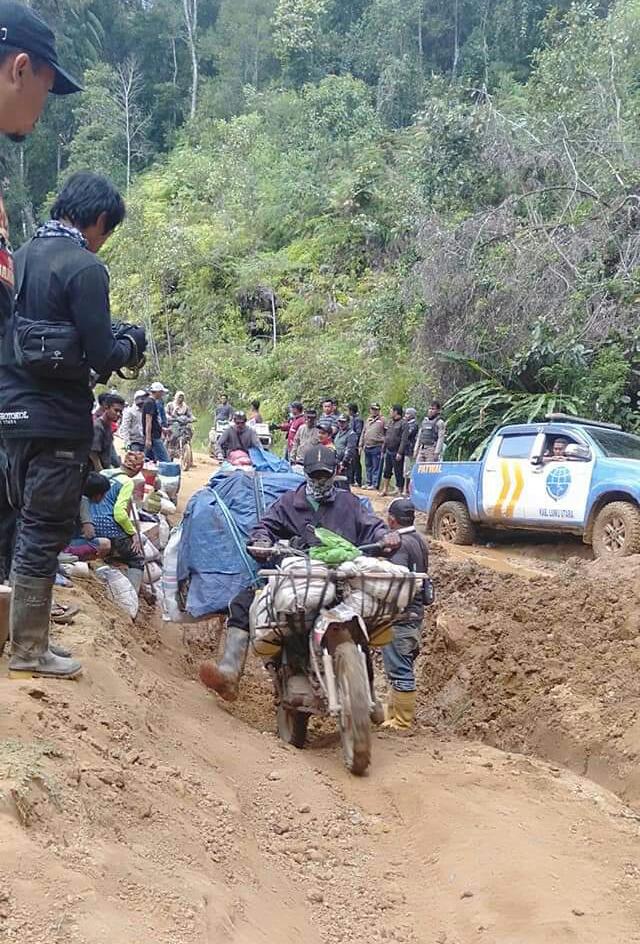Bupati Lutra Semalam di Seko Bersama Ketua DPRD, Kadis PUPR dan Kadis Pendidikan Kendarai Mobil