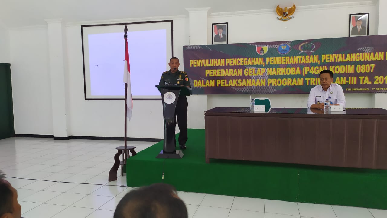Sosialisasi P4GN, Para Babinsa Diajak Proteksi Keluarga Akan Bahaya Narkoba