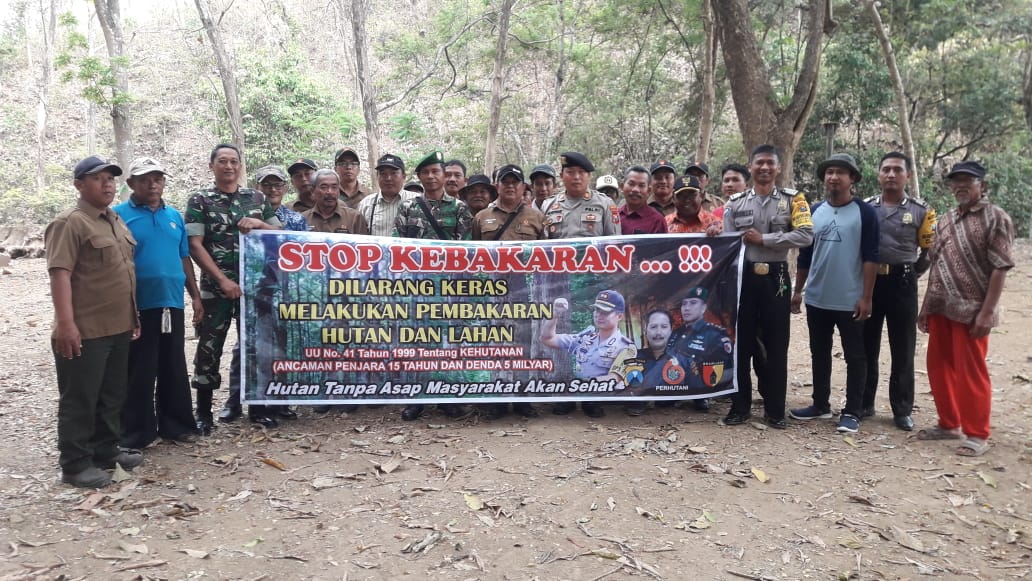 Koramil Wungu, Kodim 0803/Madiun Bersama Tiga Pilar Gelar Sosialisasi Cegah Karhutla