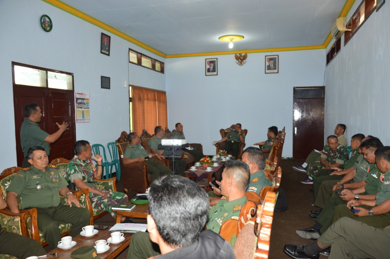 Kodim Ponorogo Gelar Rapat Kesiapan Tmmd 106 Tahun 2019