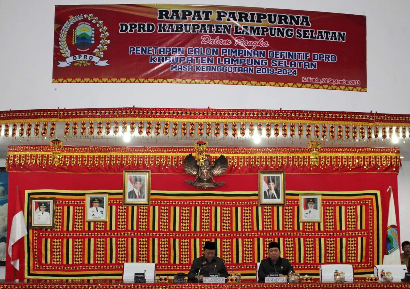 DPRD Lamsel Gelar Rapat Paripurna Penetapan Calon Pimpinan