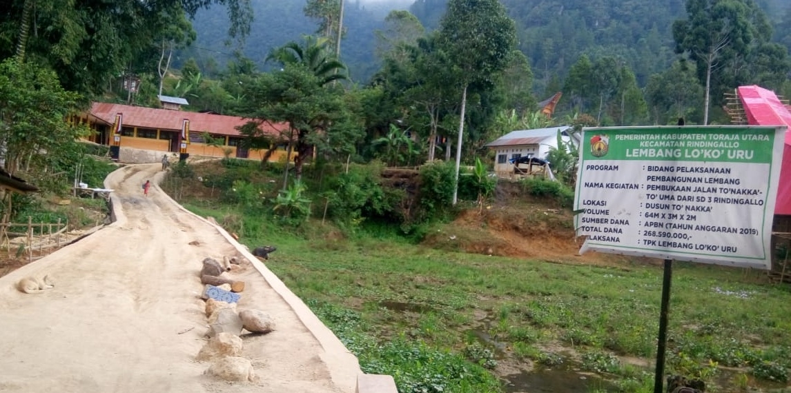 Warga Lo’ko’ Uru di Torut Temukan Pembukaan Jalan di Lembangnya Asal Dikerja
