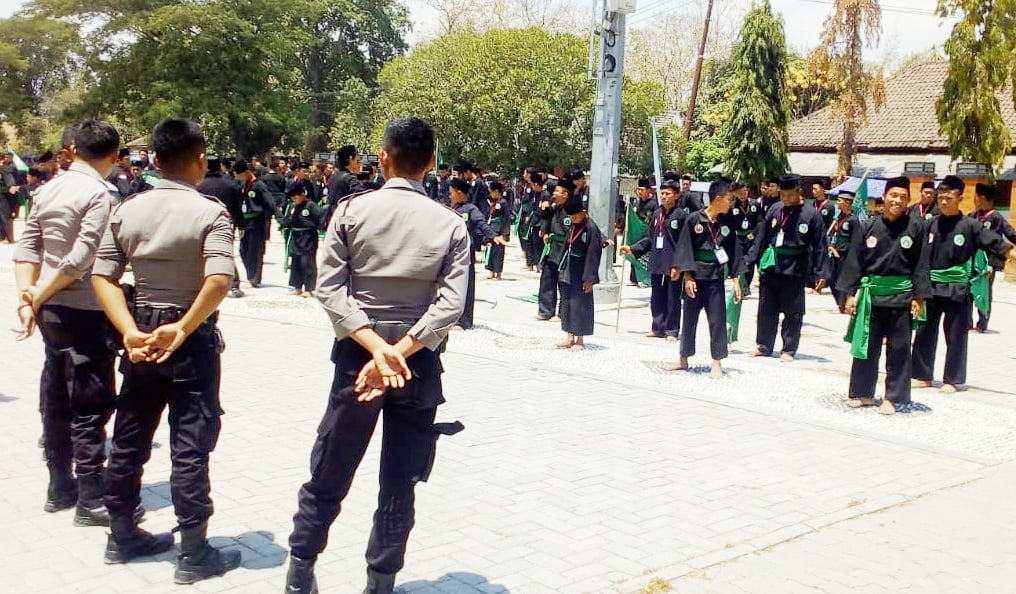 Polres Blora Amankan Tasyakuran dan Pengesahan Warga Baru Perguruan Silat Pagar Nusa Cabang Blora