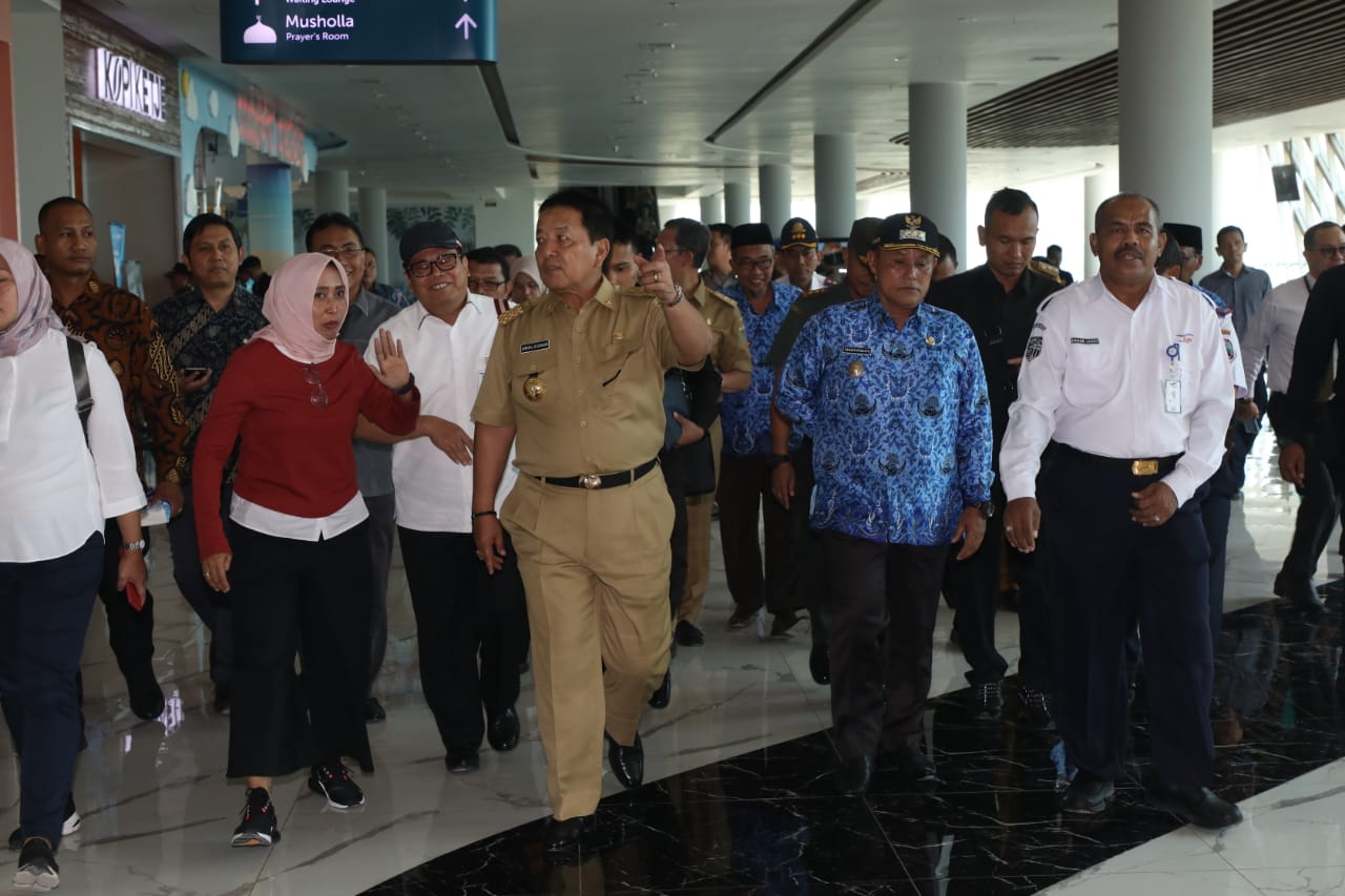 Menjelang Kunjungan Presiden RI Gubernur Lampung Dan Plt Bupati Cek Kesiapn Dermaga Eksekutif to