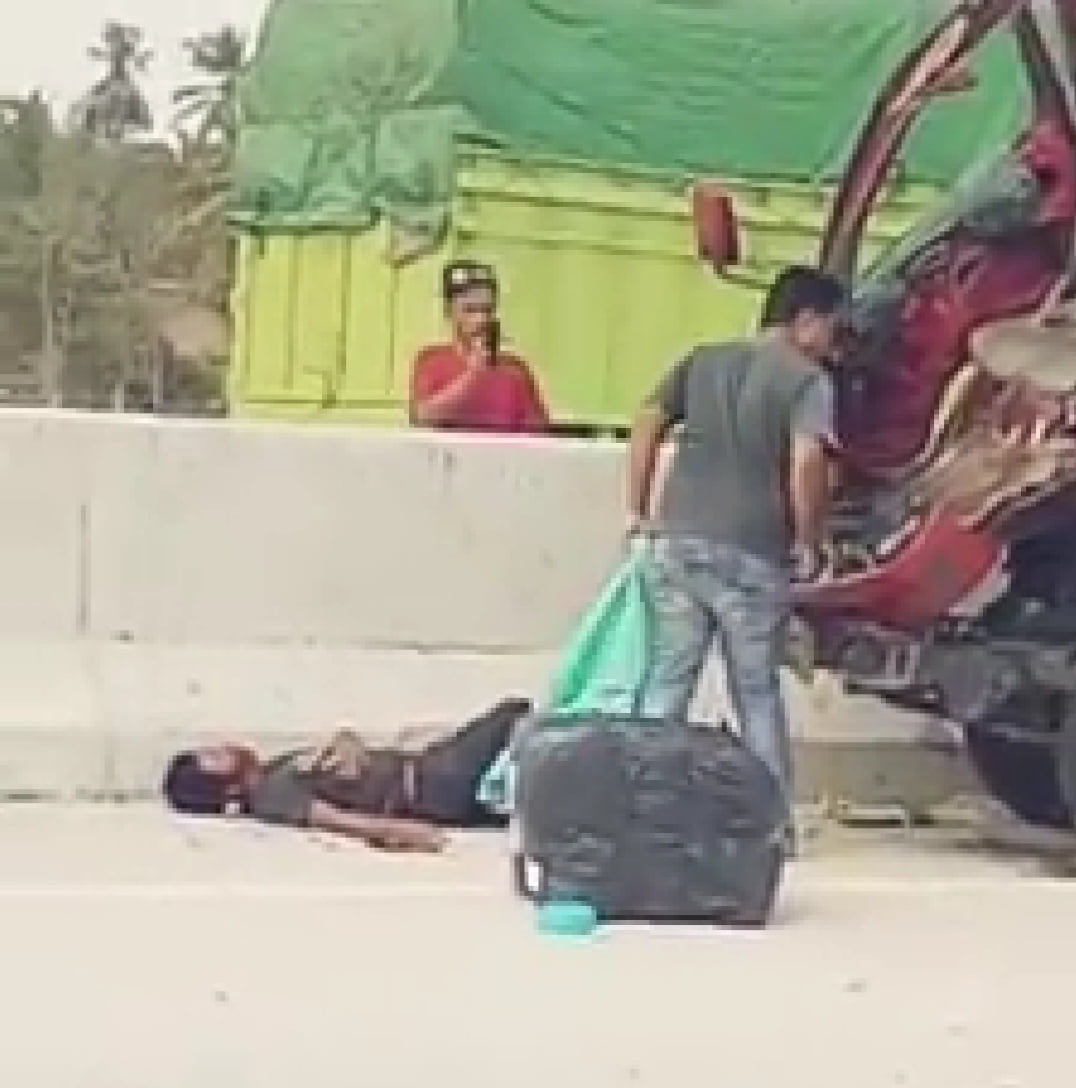 Kembali Terjadi Kecelakaan Di JTTS KM 63 Merbau Mataram