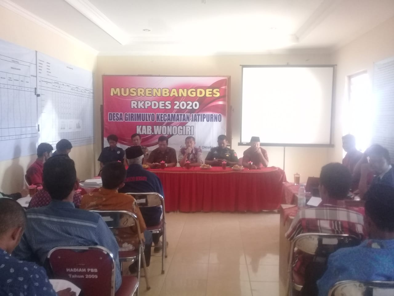 Forkopincam Jatipurno Hadiri Musrenbang Desa Girimulyo