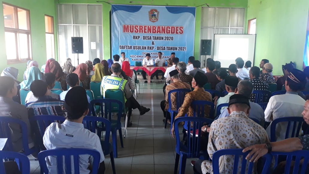 Musyawarah Rencana Pembangunan Desa Karang Tahun 2020