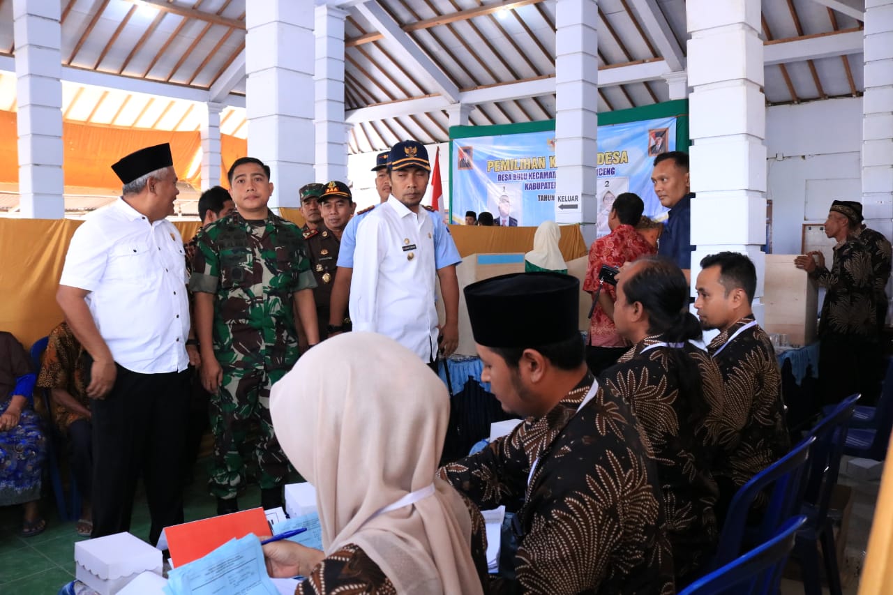Dandim Madiun Bersama Forkopimda Kabupaten Madiun Pantau Langsung Pelaksanaan Pilkada Serentak