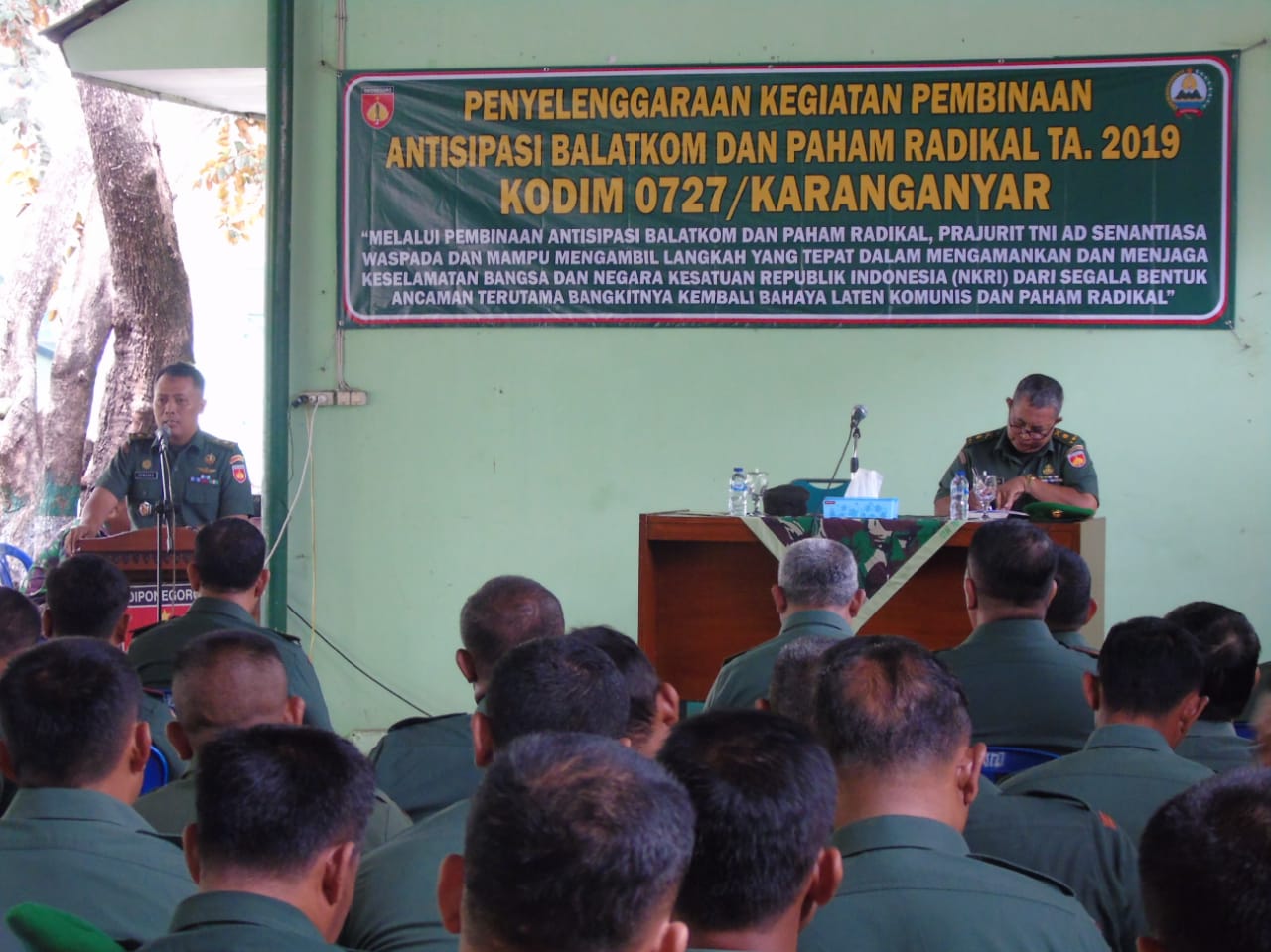 Mayor Inf Suwarko Buka Sosialisasi Pembinaan Antisipasi Balatkom dan Paham Radikal Ta. 2019