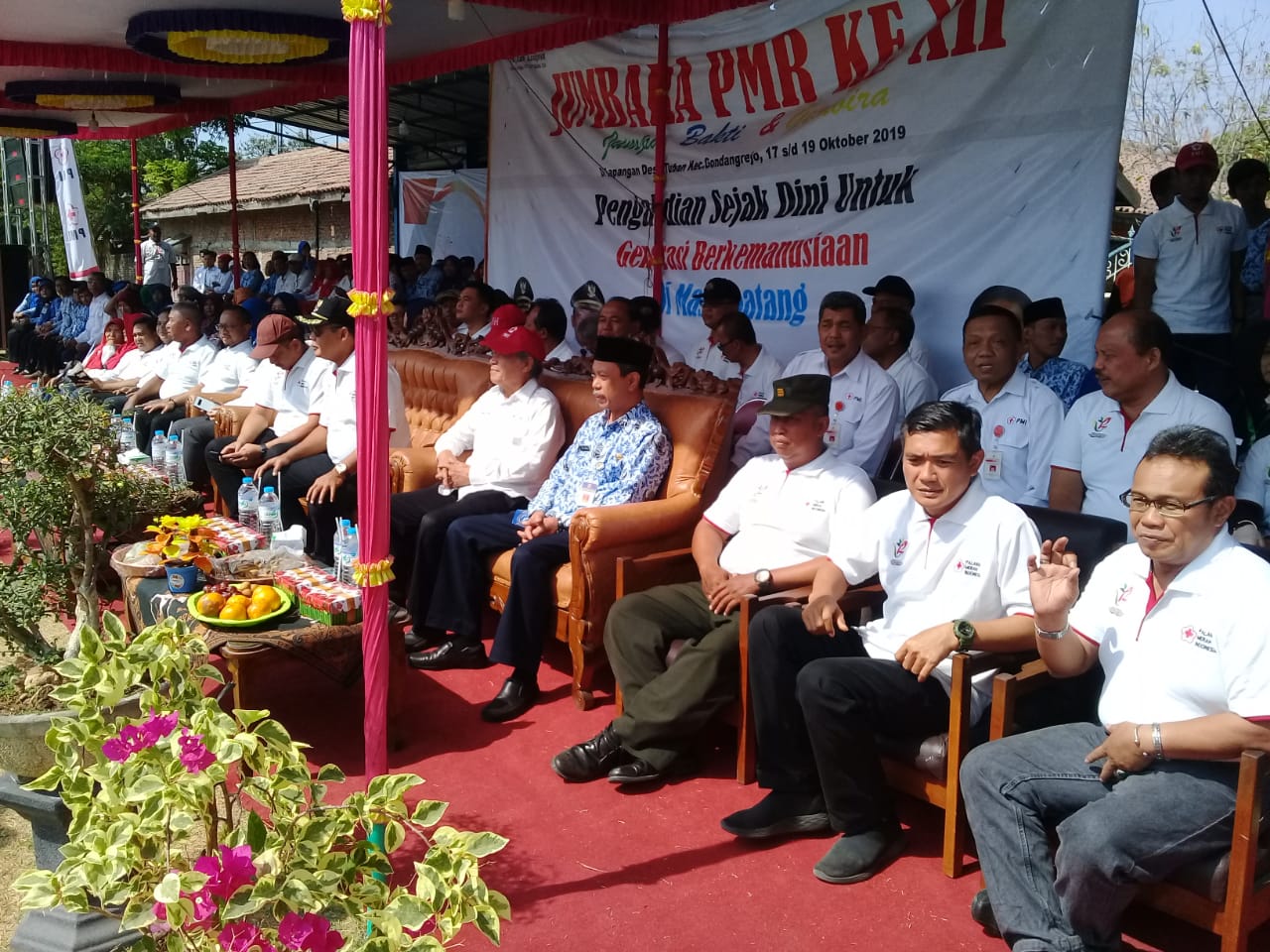 Danramil Gondangrejo Wakili Dandim Menghadiri Upacara Pembukaan Jambura