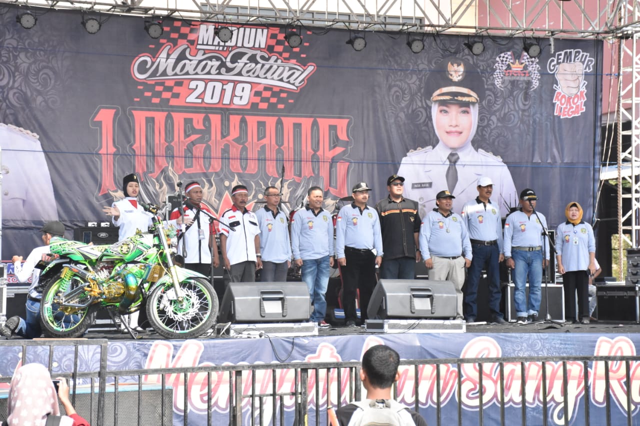 Kasdim Madiun Bersama Forkopimda Kota Madiun Hadiri Acara Madiun Motor Festival Tahun 2019