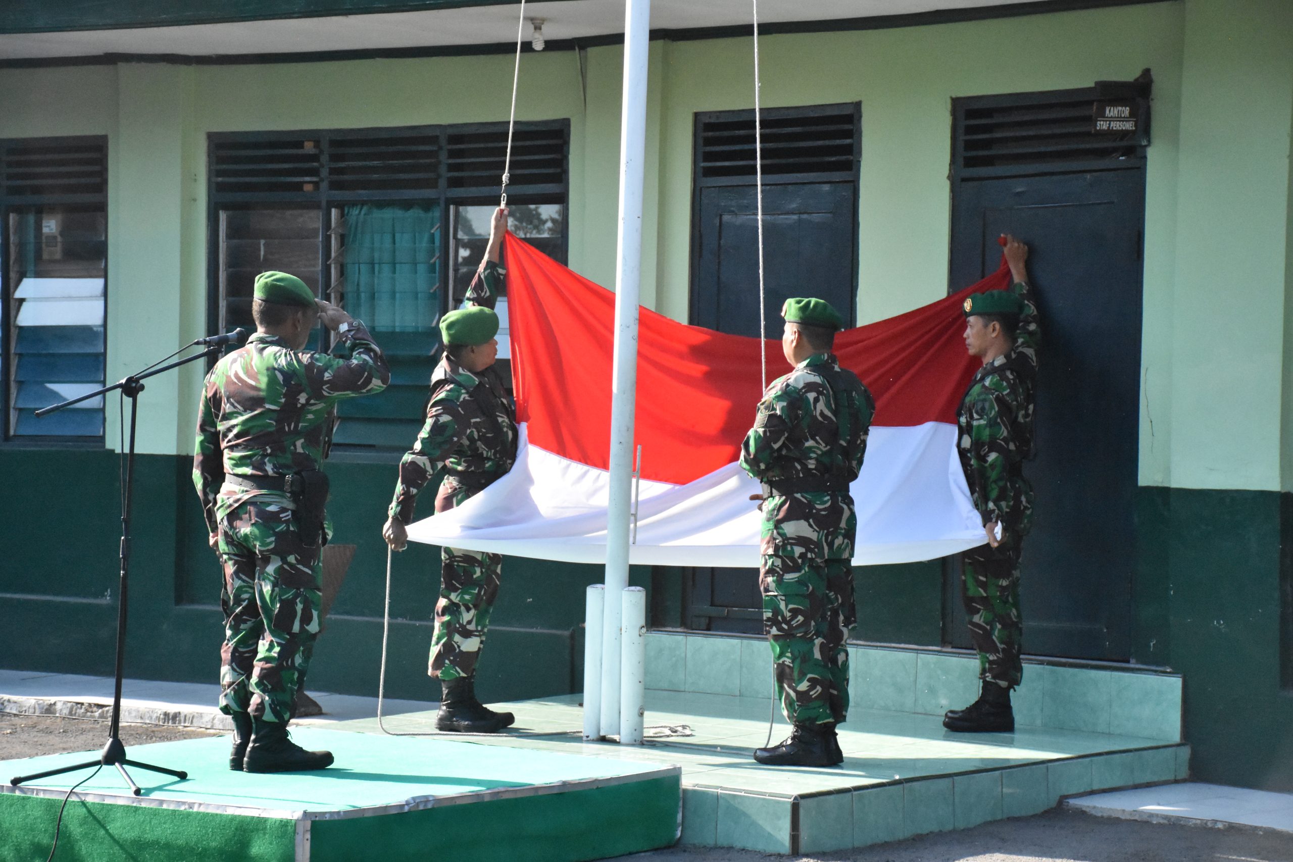 Kasdim Madiun : Jadikan Upacara Bendera Merah Putih Sebagai Pemicu Semangat Tugas