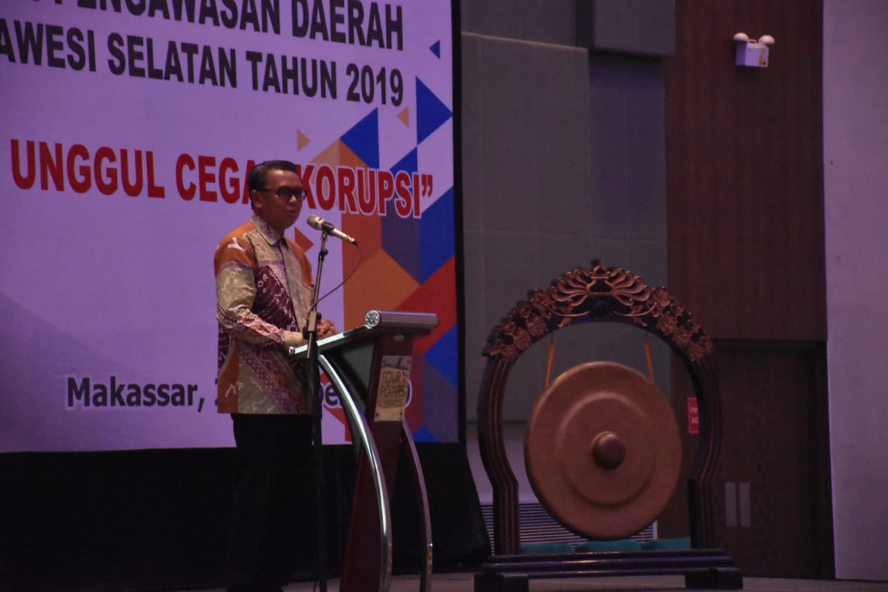 Jangan Takut Berkolaborasi KPK, Cegah Korupsi, Bupati Lutra Hadiri Rakorwasda