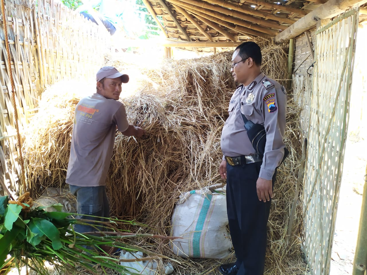 Antisipasi Kebakaran, Kapolres Blora Dorong Bhabinkamtibmas Aktif Ingatkan Warga.