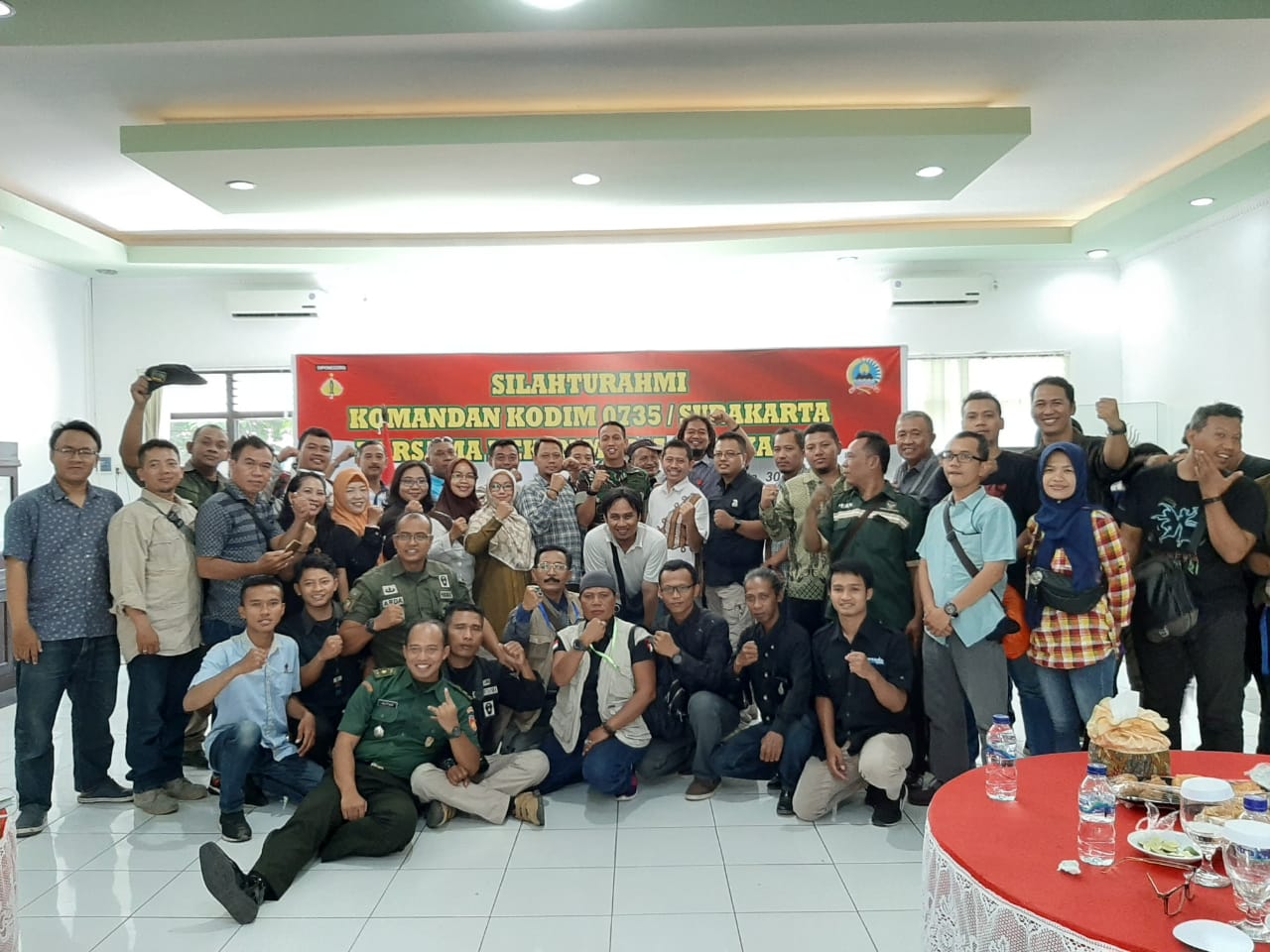 Dandim 0735/Surakarta Jalin Sulaturahmi Dengan Awak Media