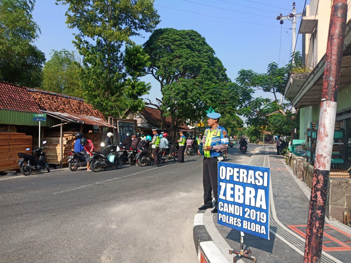 2113 Pelanggar Berhasil DiTindak Satlantas Polres Blora Dalam Sepekan Operasi