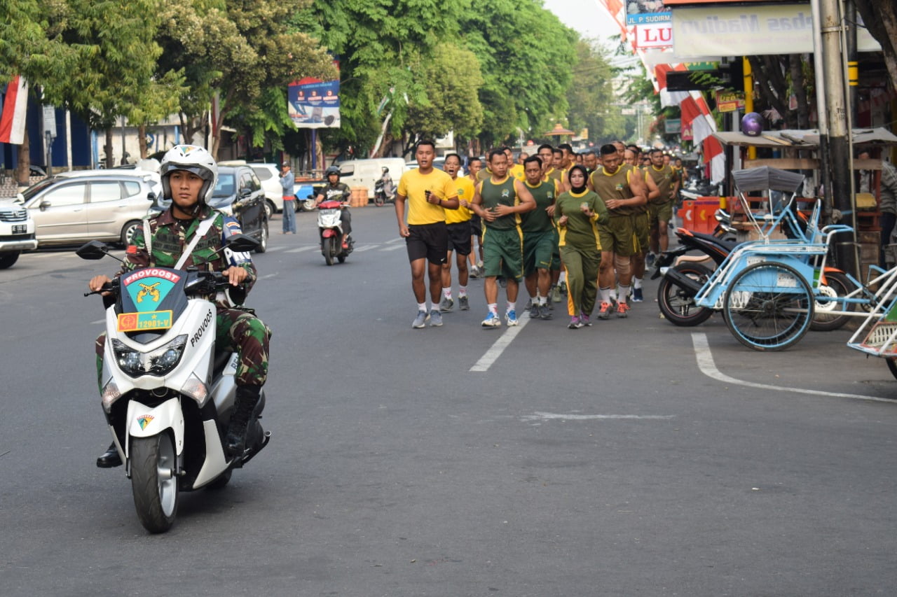 Upaya Korem 081/DSJ Wujudkan Kondisi Fisik Yang Prima