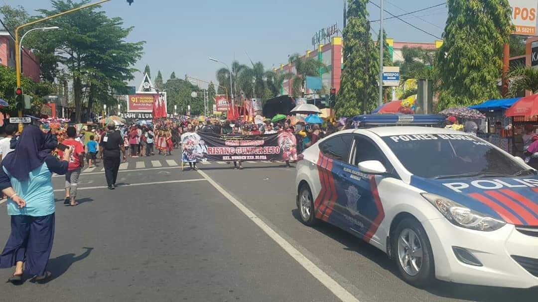 Polres Blora Amankan Festival Barongan Blora.