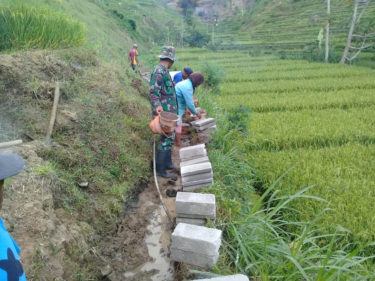 Serma Budi S : Pentingnya Saluran Irigasi Demi Peningkatan Swasembada Pangan